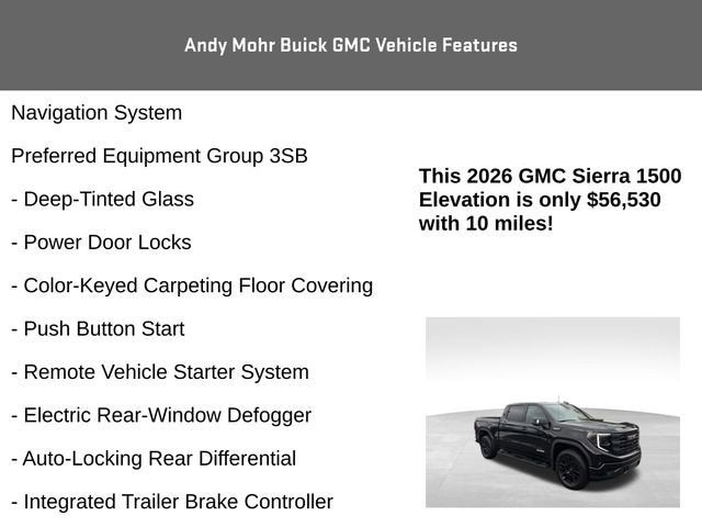 2026 GMC Sierra 1500 Elevation