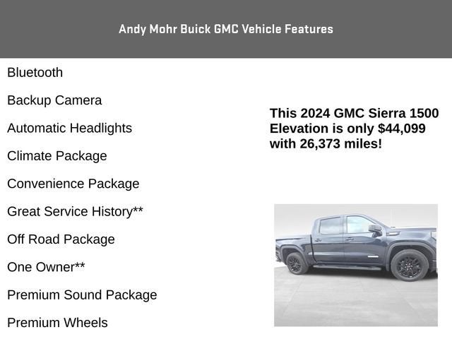 2024 GMC Sierra 1500 Elevation