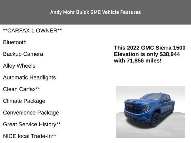 2022 GMC Sierra 1500 Elevation