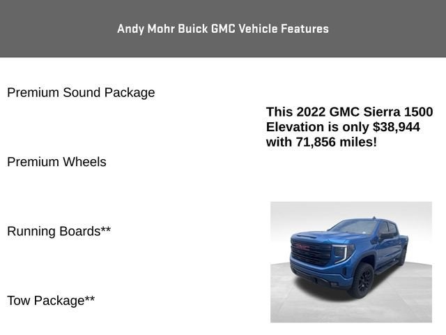 2022 GMC Sierra 1500 Elevation