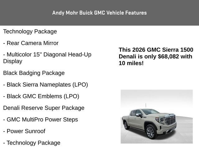 2026 GMC Sierra 1500 Denali