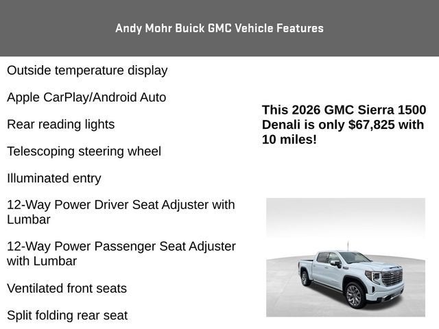 2026 GMC Sierra 1500 Denali