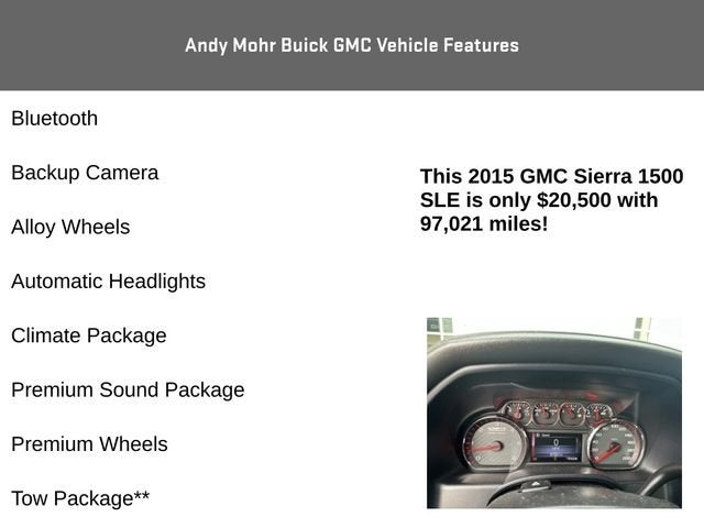 2015 GMC Sierra 1500 SLE