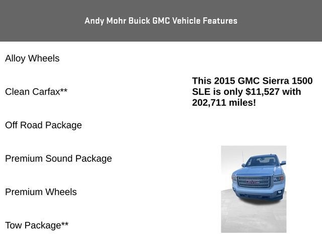 2015 GMC Sierra 1500 SLE