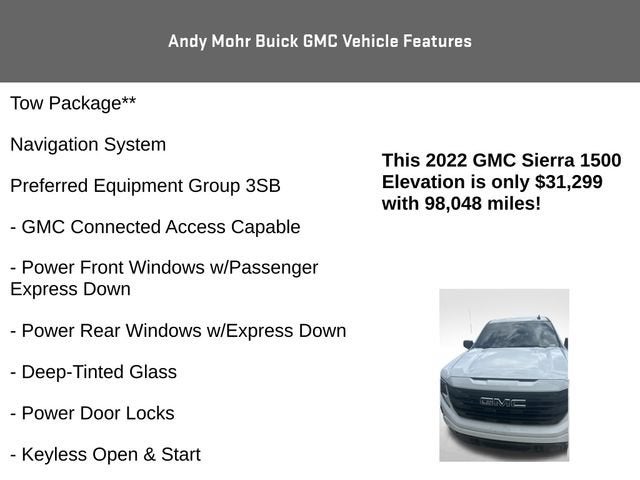 2022 GMC Sierra 1500 Elevation