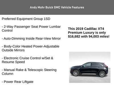 2019 Cadillac XT4 FWD Premium Luxury