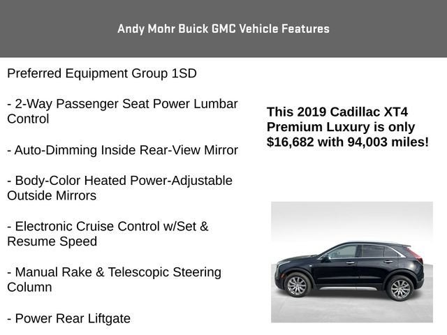 2019 Cadillac XT4 FWD Premium Luxury