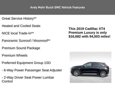 2019 Cadillac XT4 FWD Premium Luxury