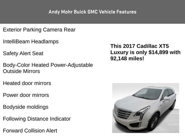 2017 Cadillac XT5 Luxury FWD