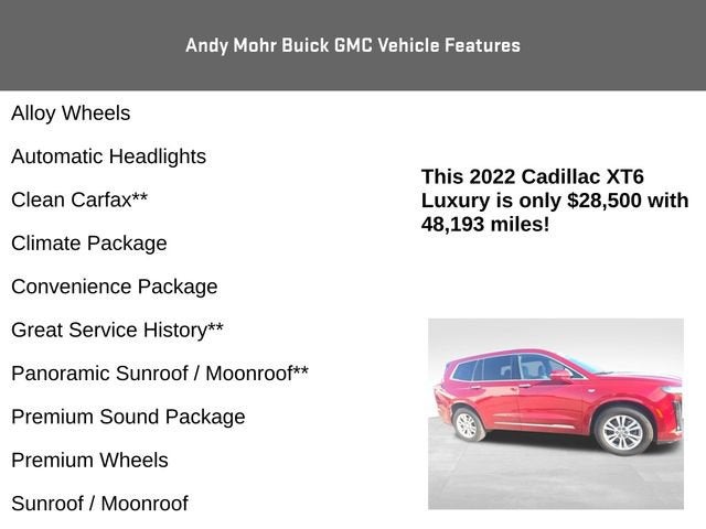 2022 Cadillac XT6 Luxury