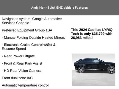 2024 Cadillac LYRIQ Tech