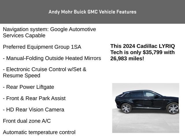 2024 Cadillac LYRIQ Tech