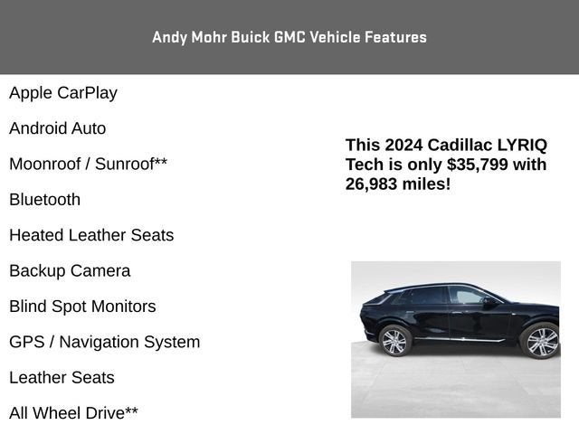 2024 Cadillac LYRIQ Tech