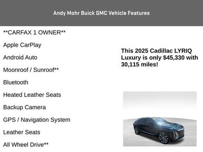 2025 Cadillac LYRIQ Luxury 3
