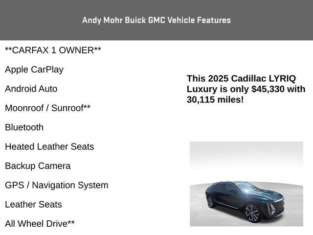 2025 Cadillac LYRIQ Luxury 3
