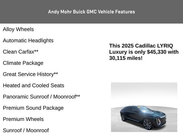 2025 Cadillac LYRIQ Luxury 3