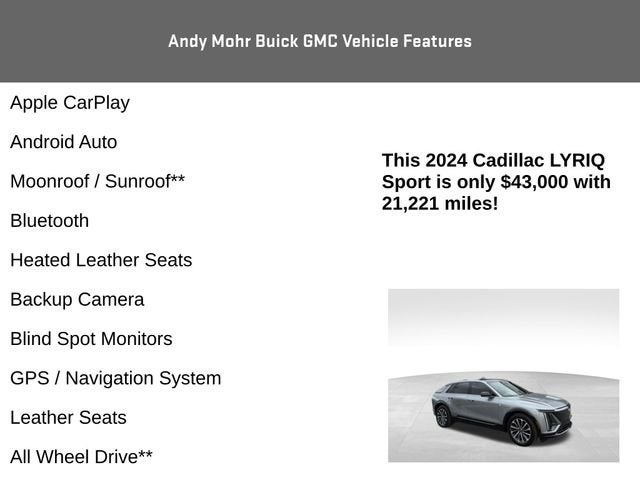 2024 Cadillac LYRIQ Sport 2