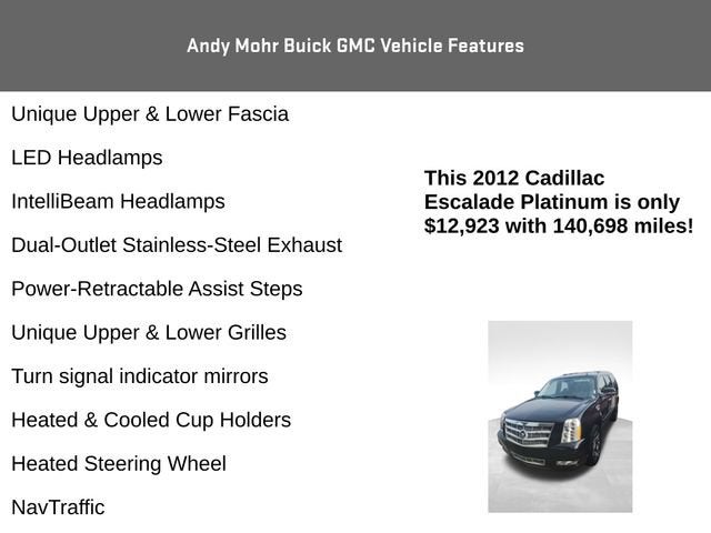 2012 Cadillac Escalade Platinum Edition