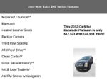 2012 Cadillac Escalade Platinum Edition