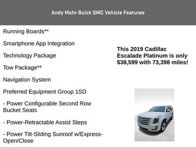 2019 Cadillac Escalade Platinum