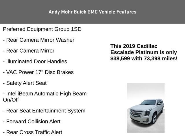 2019 Cadillac Escalade Platinum