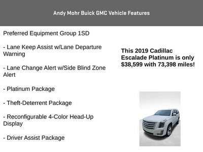 2019 Cadillac Escalade Platinum