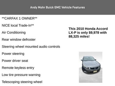 2010 Honda Accord Sdn LX-P