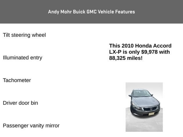 2010 Honda Accord Sdn LX-P