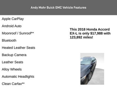 2018 Honda Accord Sedan EX-L 1.5T