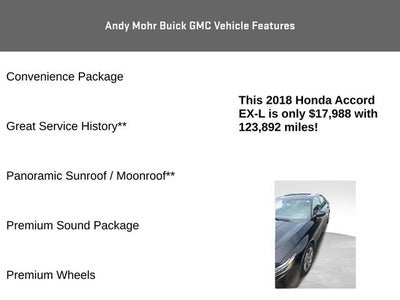 2018 Honda Accord Sedan EX-L 1.5T