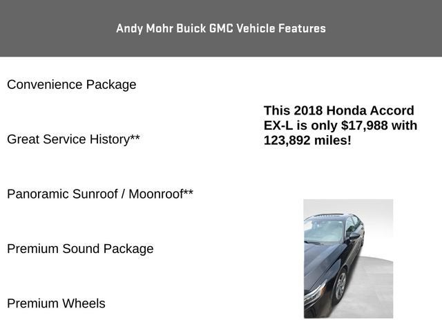 2018 Honda Accord Sedan EX-L 1.5T