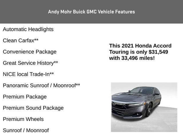 2021 Honda Accord Sedan Touring