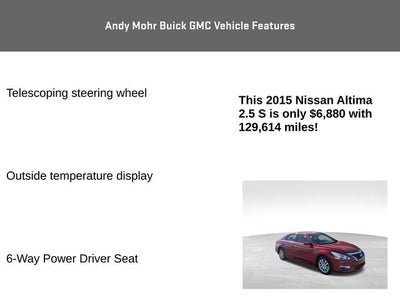 2015 Nissan Altima 2.5 S