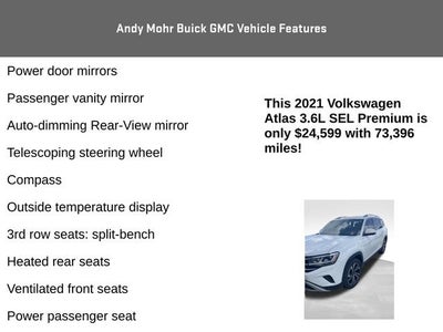 2021 Volkswagen Atlas 3.6L V6 SEL Premium