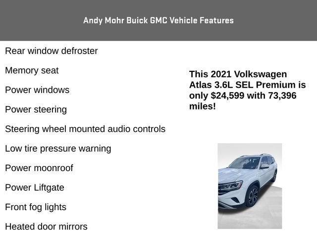2021 Volkswagen Atlas 3.6L V6 SEL Premium