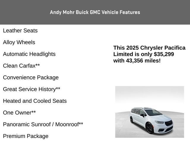 2025 Chrysler Pacifica Limited
