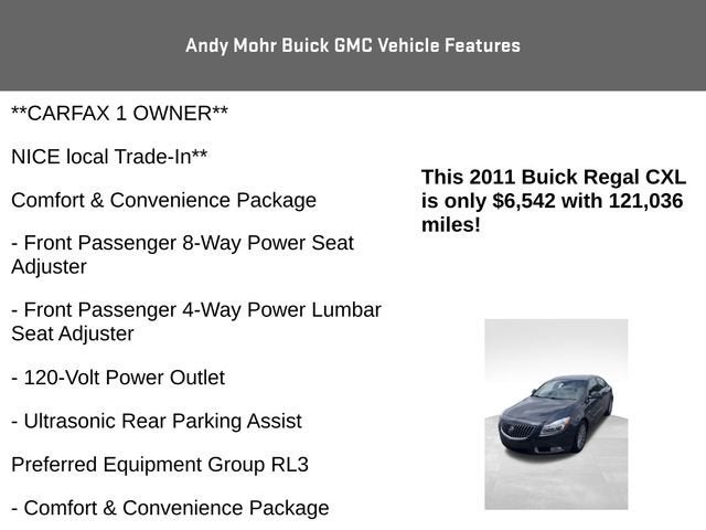 2011 Buick Regal CXL RL3