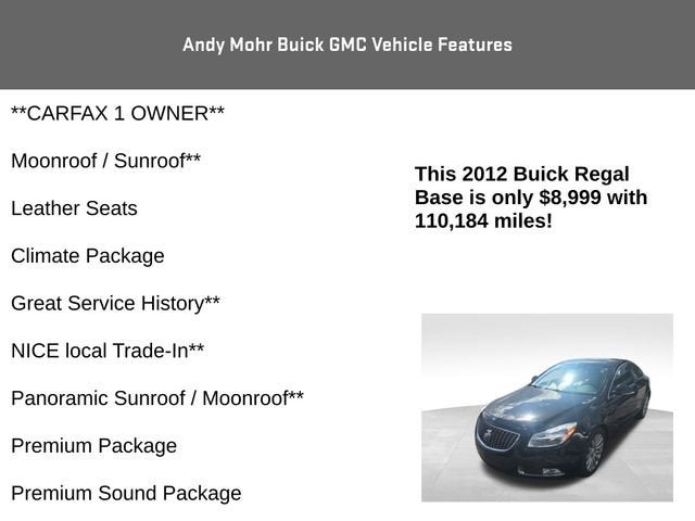 2012 Buick Regal Base