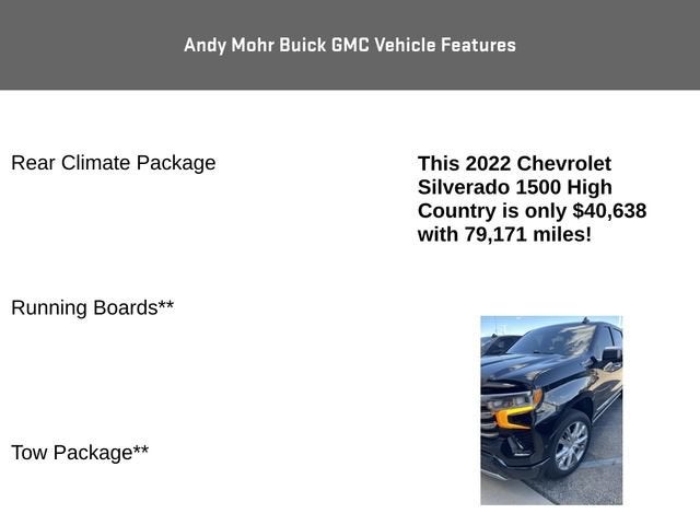 2022 Chevrolet Silverado 1500 High Country