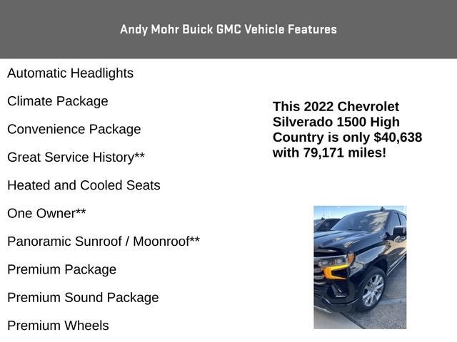 2022 Chevrolet Silverado 1500 High Country