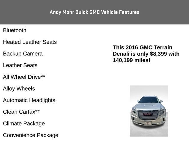 2016 GMC Terrain Denali