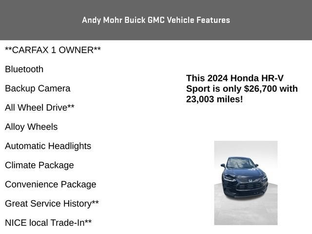 2024 Honda HR-V Sport