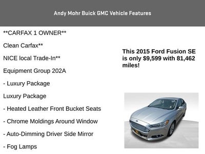2015 Ford Fusion SE