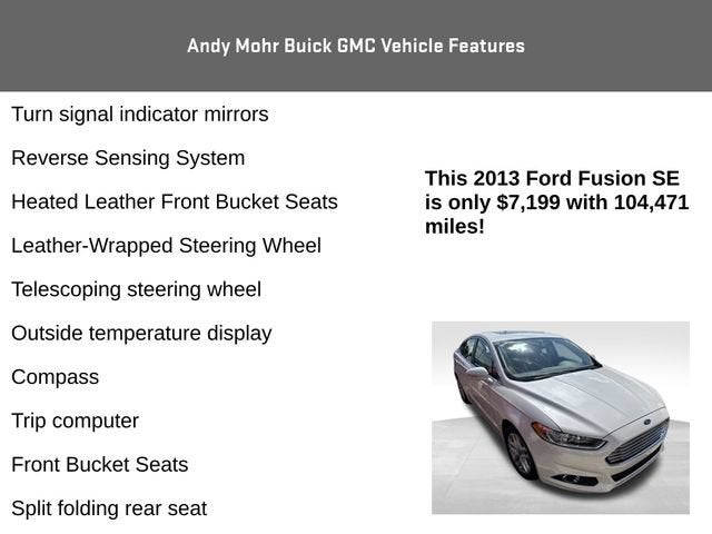 2013 Ford Fusion SE