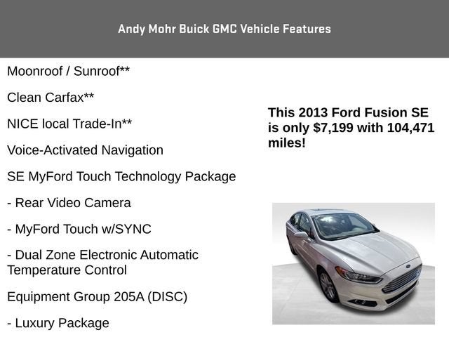 2013 Ford Fusion SE