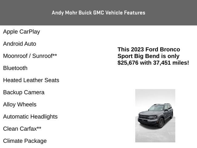 2023 Ford Bronco Sport Big Bend