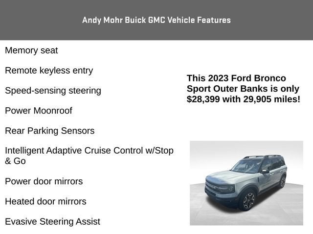 2023 Ford Bronco Sport Outer Banks