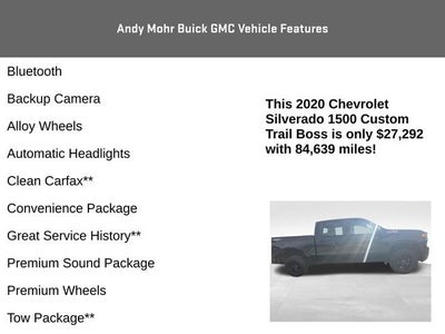 2020 Chevrolet Silverado 1500 Custom Trail Boss