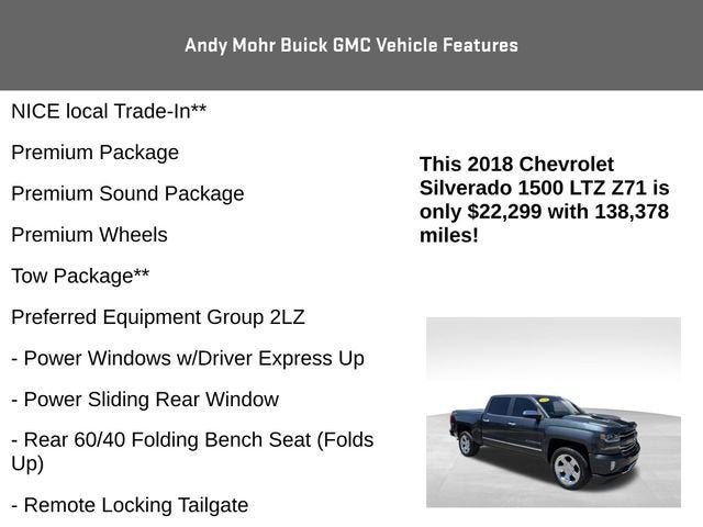 2018 Chevrolet Silverado 1500 LTZ