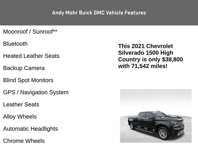 2021 Chevrolet Silverado 1500 High Country